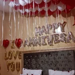 Luxury Anniversary Room Setup