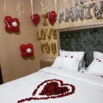 Luxury Anniversary Room Setup