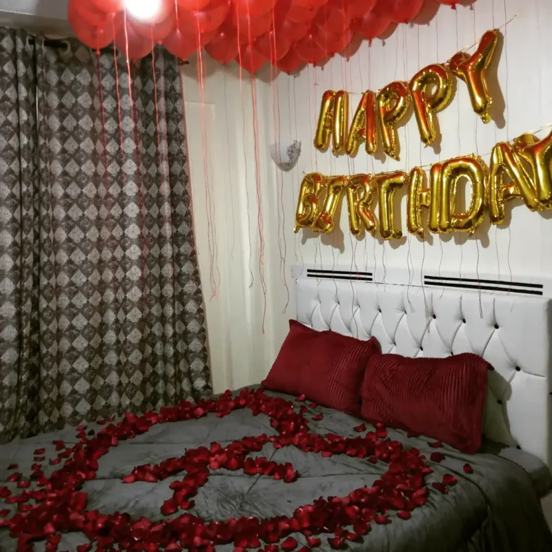 Surprise Birthday Room Décor Service