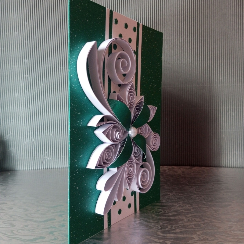 Quilled Wedding Card