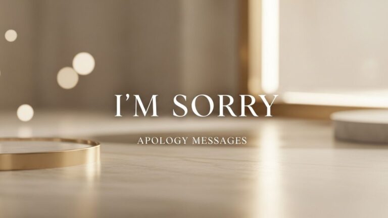 100 Heartfelt Apology Messages to Make Things Right