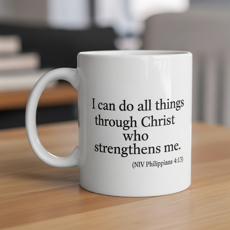 Bible Verse Mug (1) Bible Verse Mug