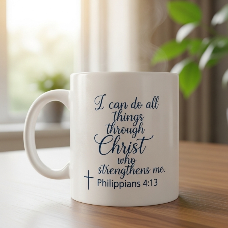 Custom Bible Verse Mug Bible Verse Mug