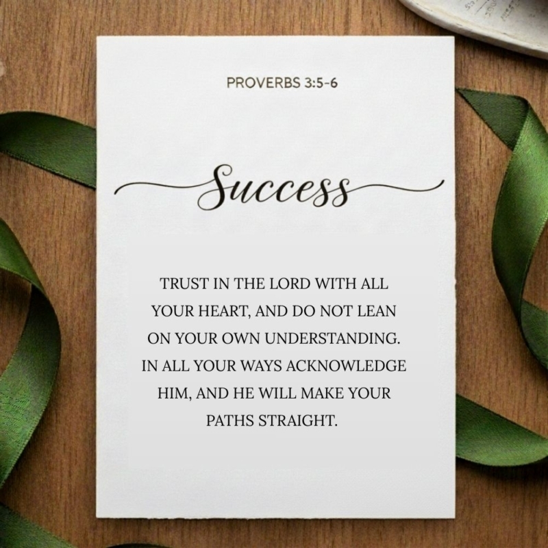 Faith & Prayer Success Card