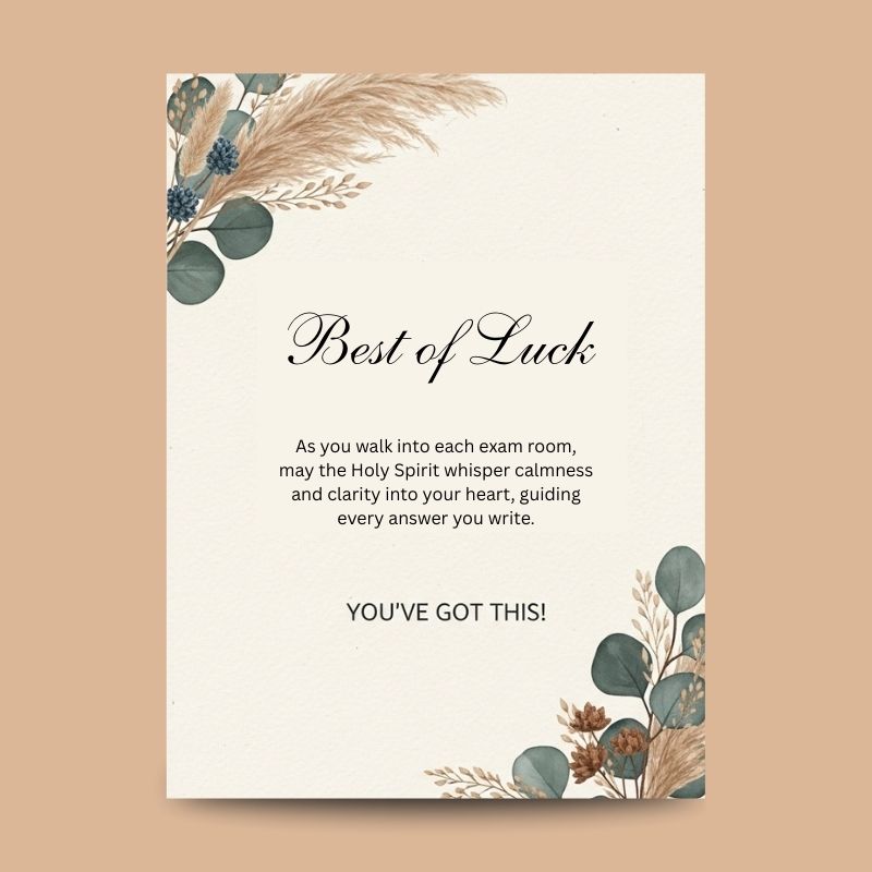 Christian success card Kenya