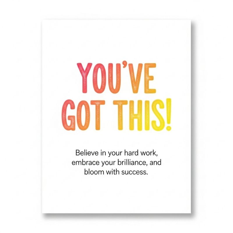 scholarship Interview success card