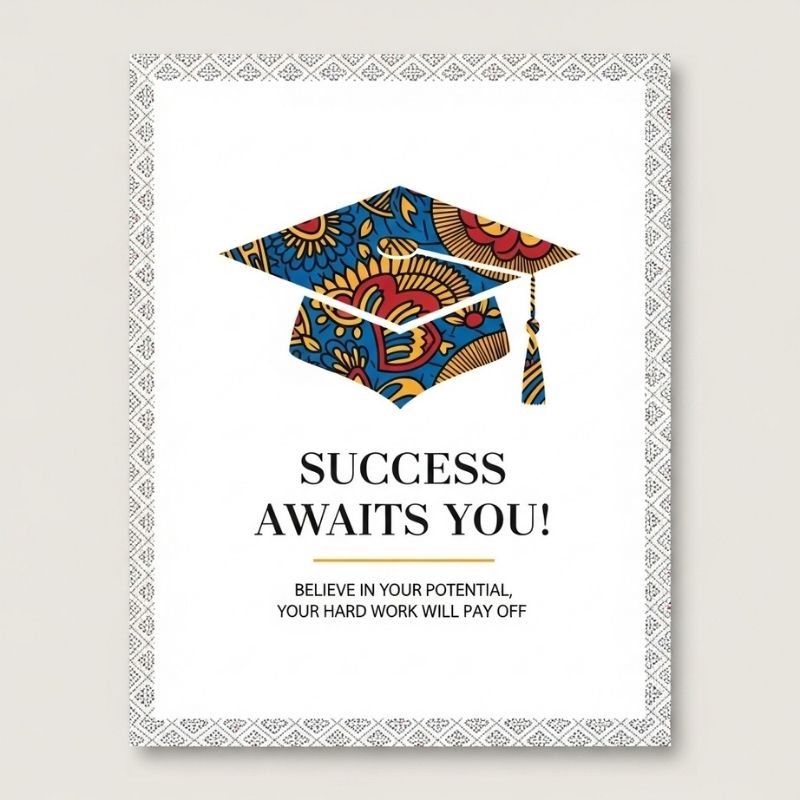 KCSE success card for roommate Kenya