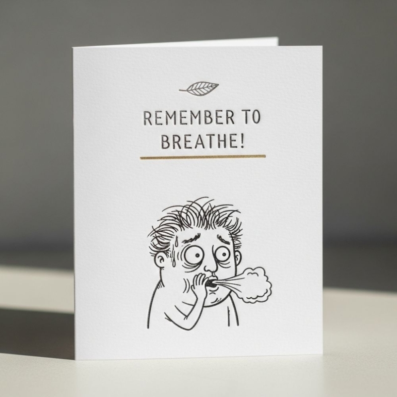 stress relief success card