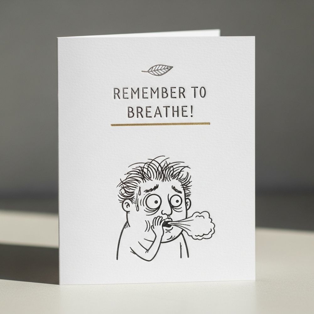stress relief success card