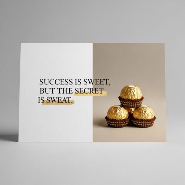 success card with chocolate gift Kenya success card with chocolate gift Kenya