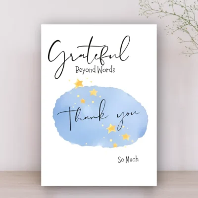 Baby Shower Thank You Card