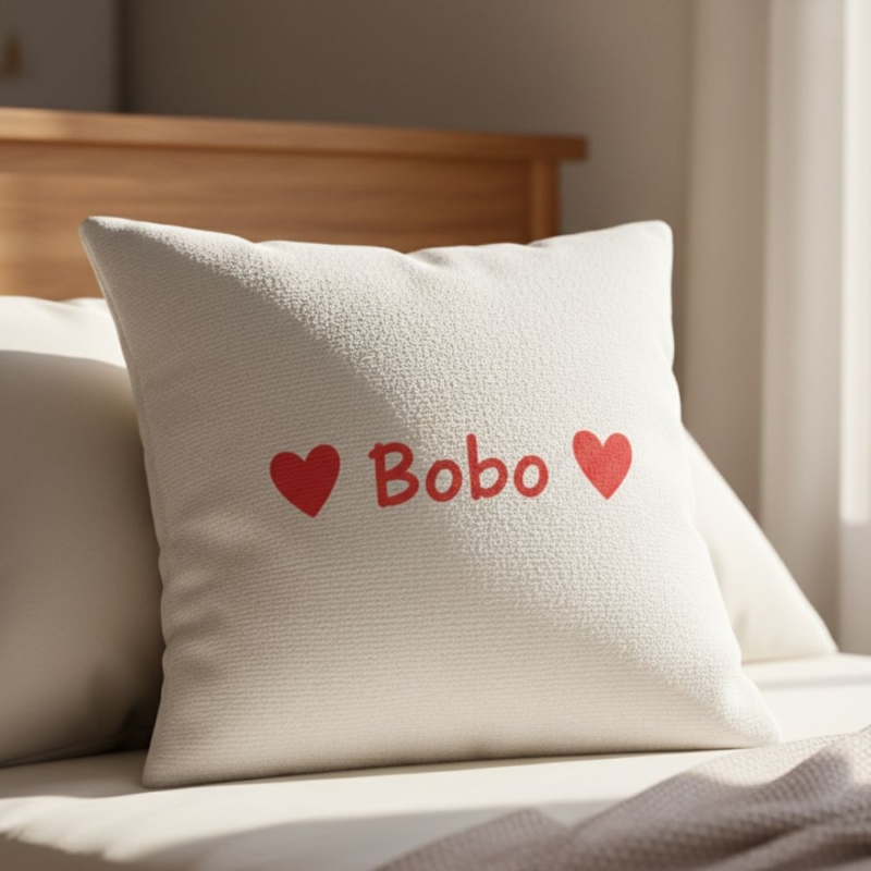 throw pillow with name