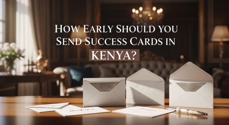 How Early Should You Send Success Cards in Kenya?