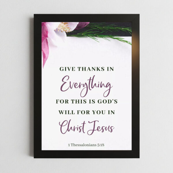 Bible Verse Wall Art Mockup_1 1 thessalonians 5:18 wall art