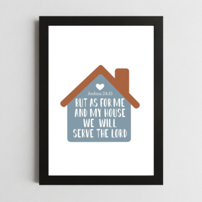 Joshua 24:15 Wall Art