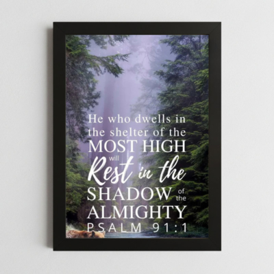 Psalms 91:1 Wall Art