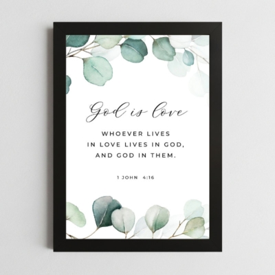 1 John 4:16 Wall Art