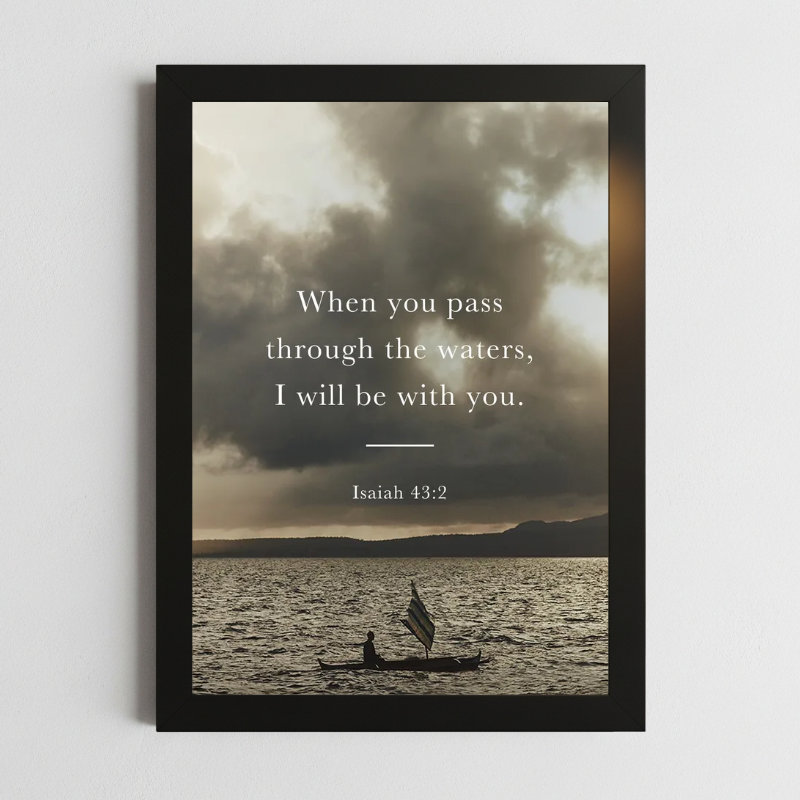 Isaiah 43:2 Wall Art