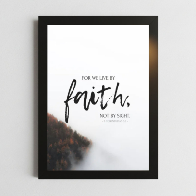 2 Corinthians 5:7 Wall Art