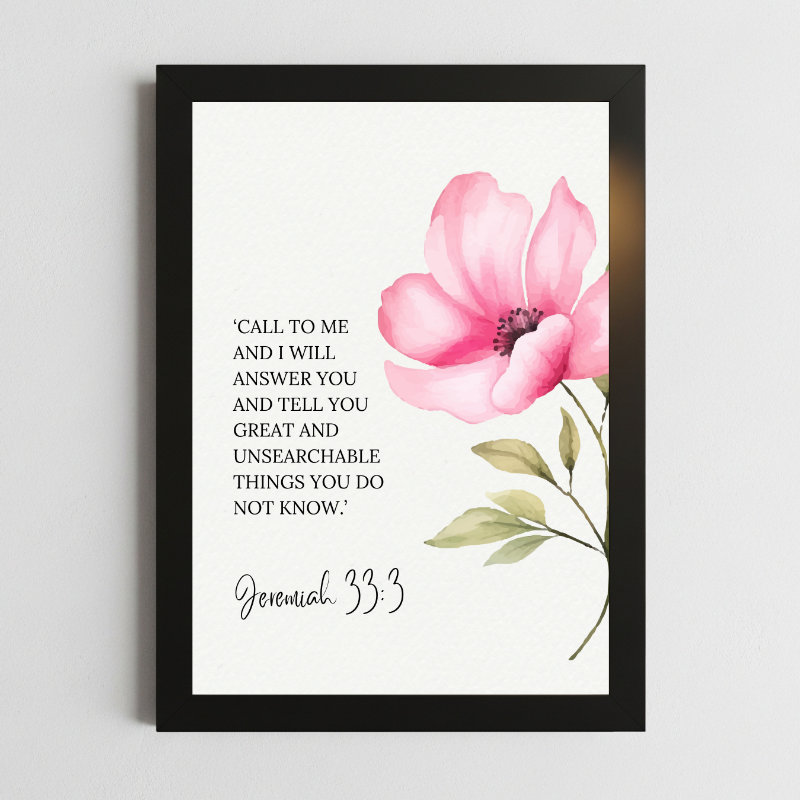 Jeremiah 33:3 Wall Art