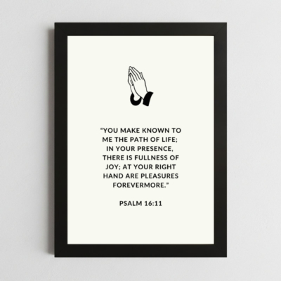 Psalms 16:11 Wall Art