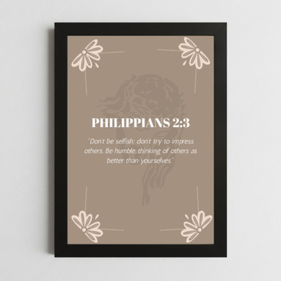 Philippians 2:3 Wall Art