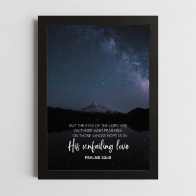 Psalms 33:18 Wall Art