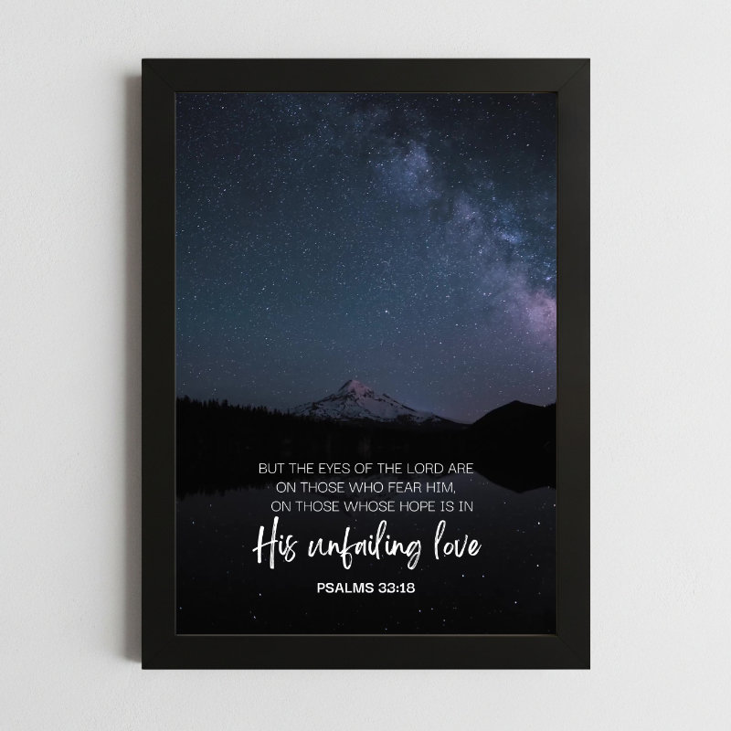 Psalms 33:18 Wall Art