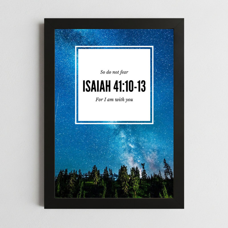 Bible Verse Wall Art Mockup_28 Isaiah 41:10-13 Wall Art
