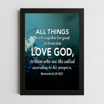 Romans 8:28 Wall Art