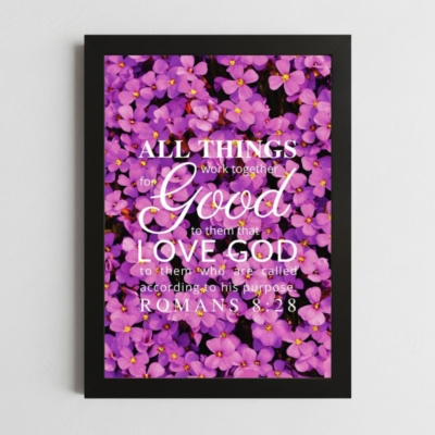 Romans 8:28 Hope Wall Art