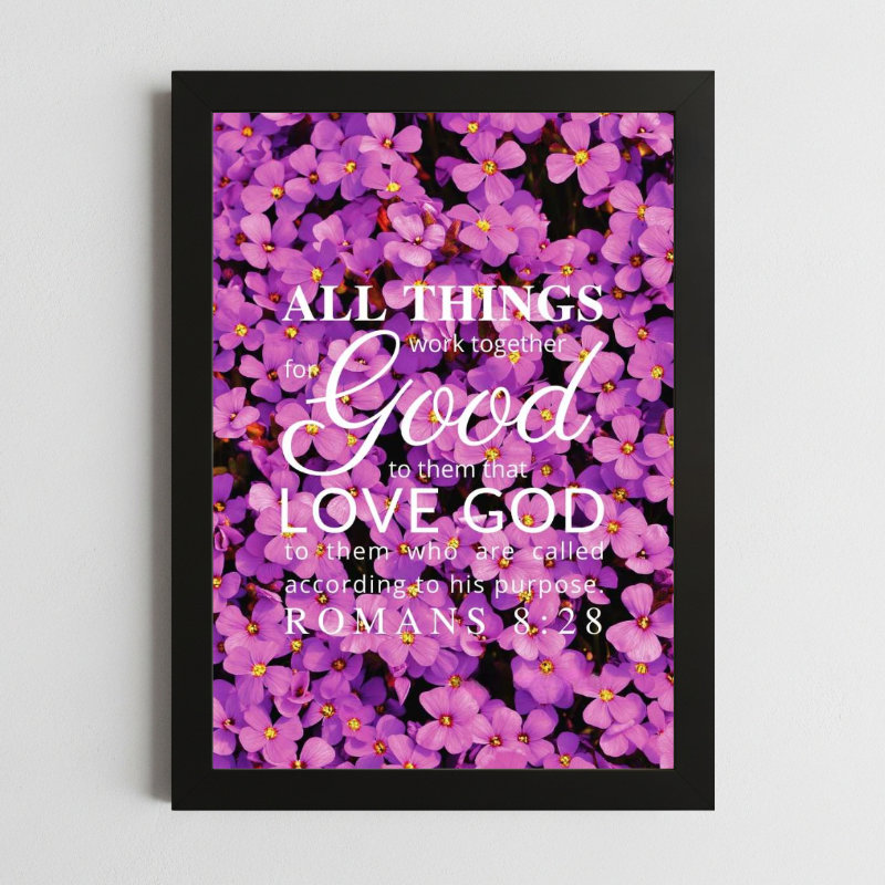 Bible Verse Wall Art Mockup_30 Romans 8:28 Hope Wall Art
