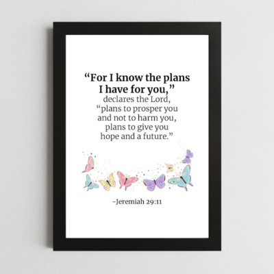 Jeremiah 29:11 Wall Art