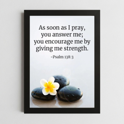 Psalms 138:3 Wall Art