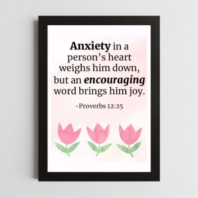 Proverbs 12:25 Wall Art