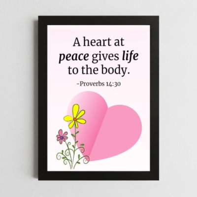 Proverbs 14:30 Wall Art