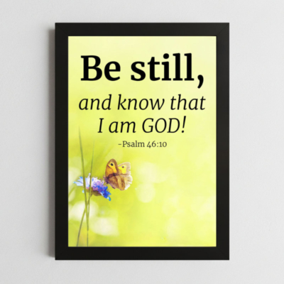Psalms 46:10 Wall Art