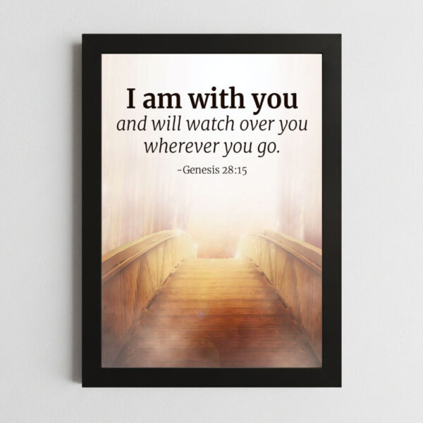 Bible Verse Wall Art Mockup_60 Genesis 28:15 Wall Art