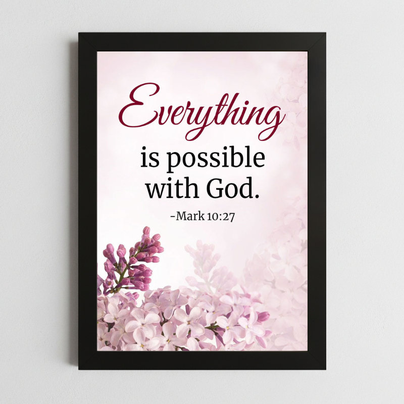 Bible Verse Wall Art Mockup_64 Mark 10:27 Wall Art