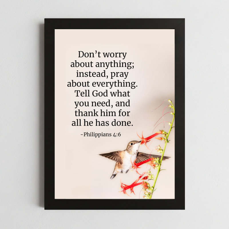 Bible Verse Wall Art Mockup_68 Philippians 4:6 Wall Art
