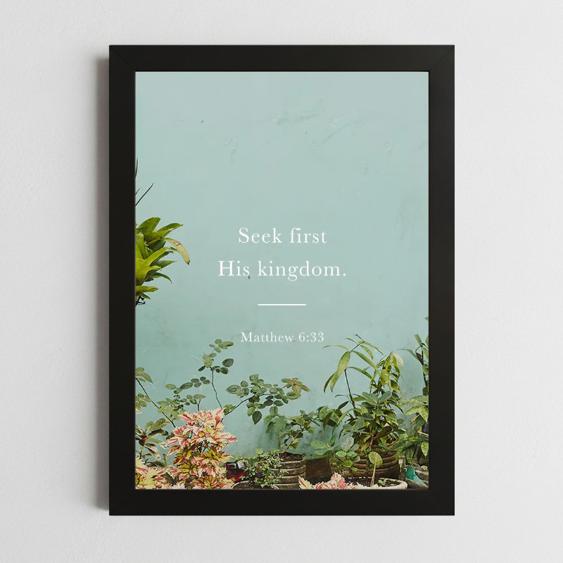 matthew 6:33 wall art kenya