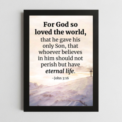 John 3:16 Wall Art