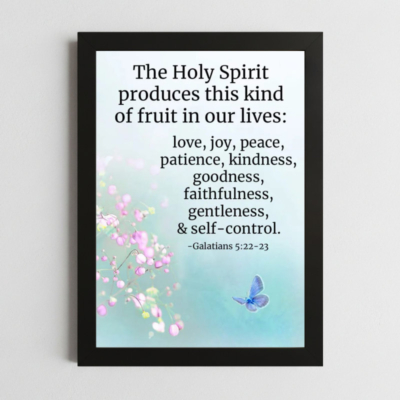 Galatians 5:22-23 Wall Art