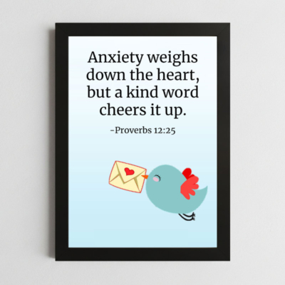 Proverbs 12:25 Wall Art
