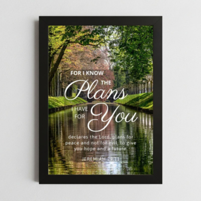 Jeremiah 29:11 Inspirational Wall Art