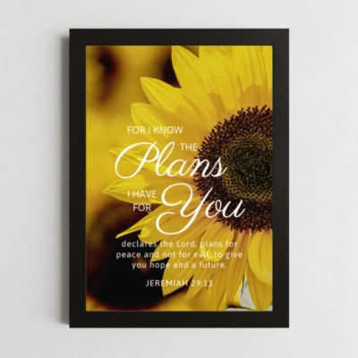 Jeremiah 29:11 Scripture Wall Art