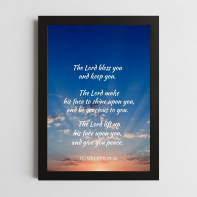 Numbers 6:24-26 Wall Art