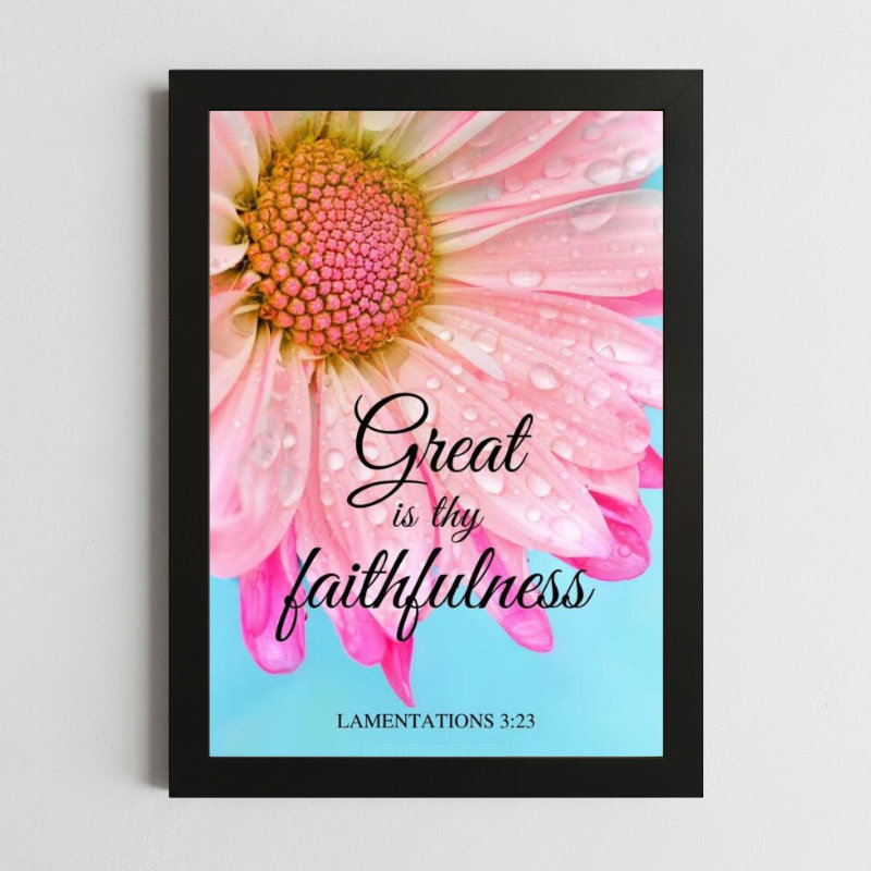 Bible Verse Wall Art Mockup_86 Lamentations 3:23 Wall Art