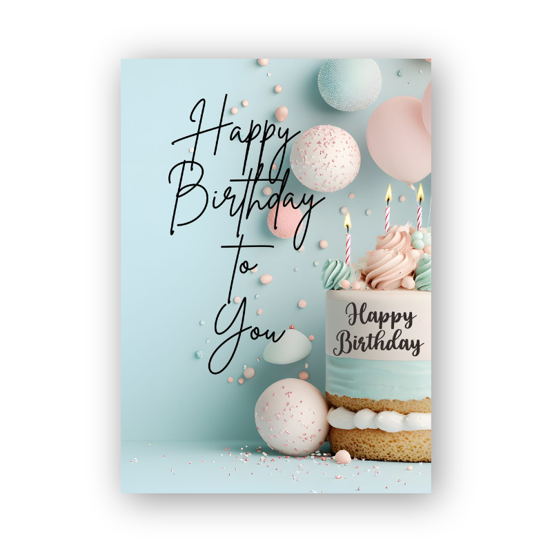 Quilled Floral Birthday Card
