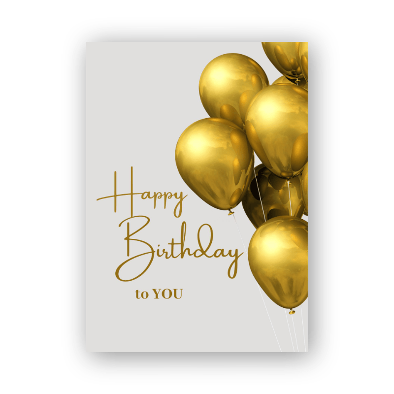 Name-Printed Birthday Card